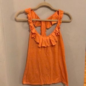 Orange Abercrombie Tank Top